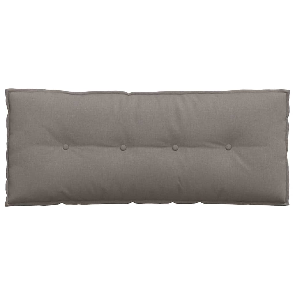Polštář Na Záda Taupe 120 X 19 X 50 Cm Textil