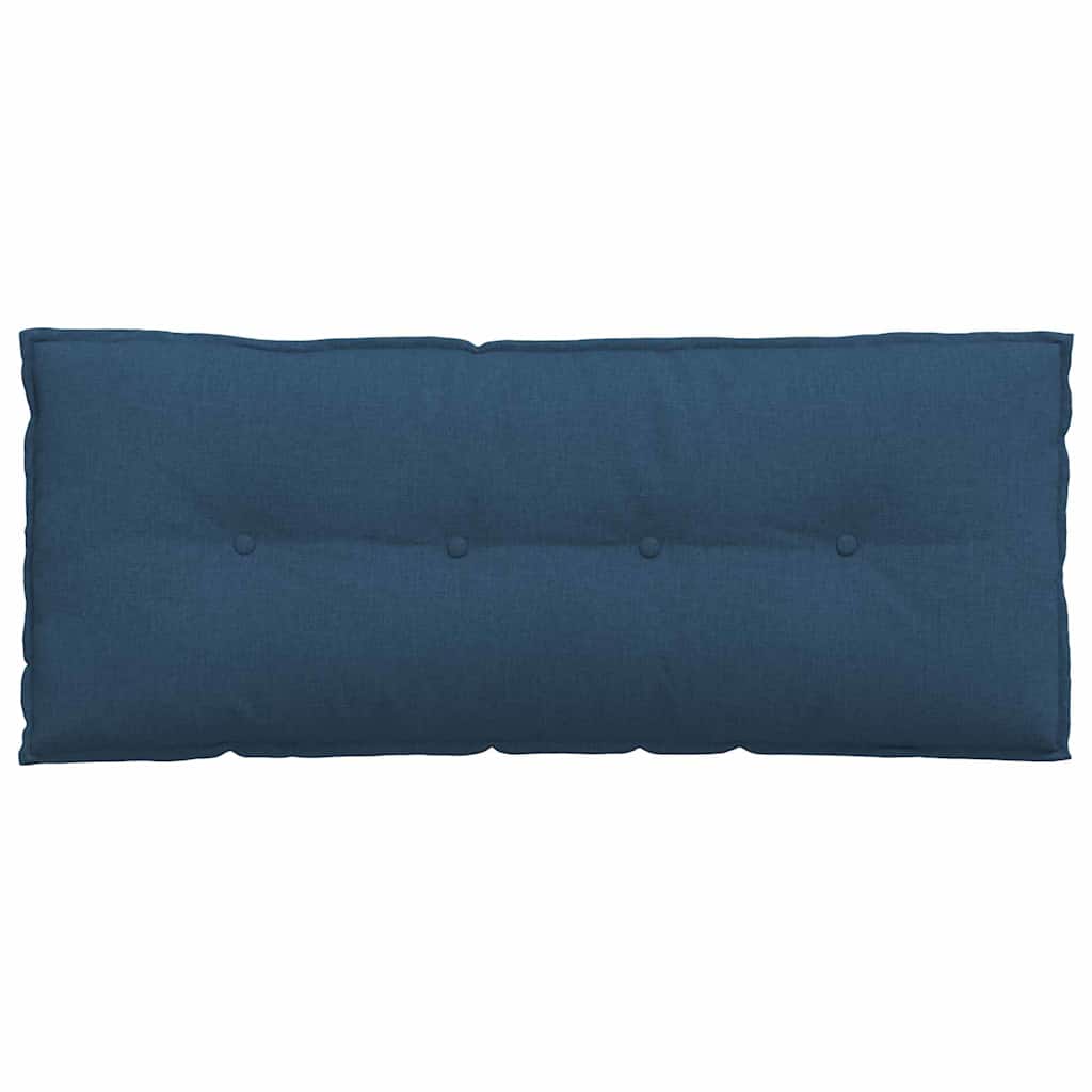 Polštář Na Záda Modrá 120 X 19 X 50 Cm Textil
