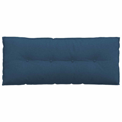 Polštář Na Záda Modrá 120 X 19 X 50 Cm Textil