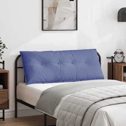 Polštář Na Záda Modrá Džínovina 120 X 19 X 50 Cm Textil