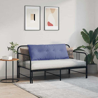 Polštář Na Záda Modrá Džínovina 120 X 19 X 50 Cm Textil