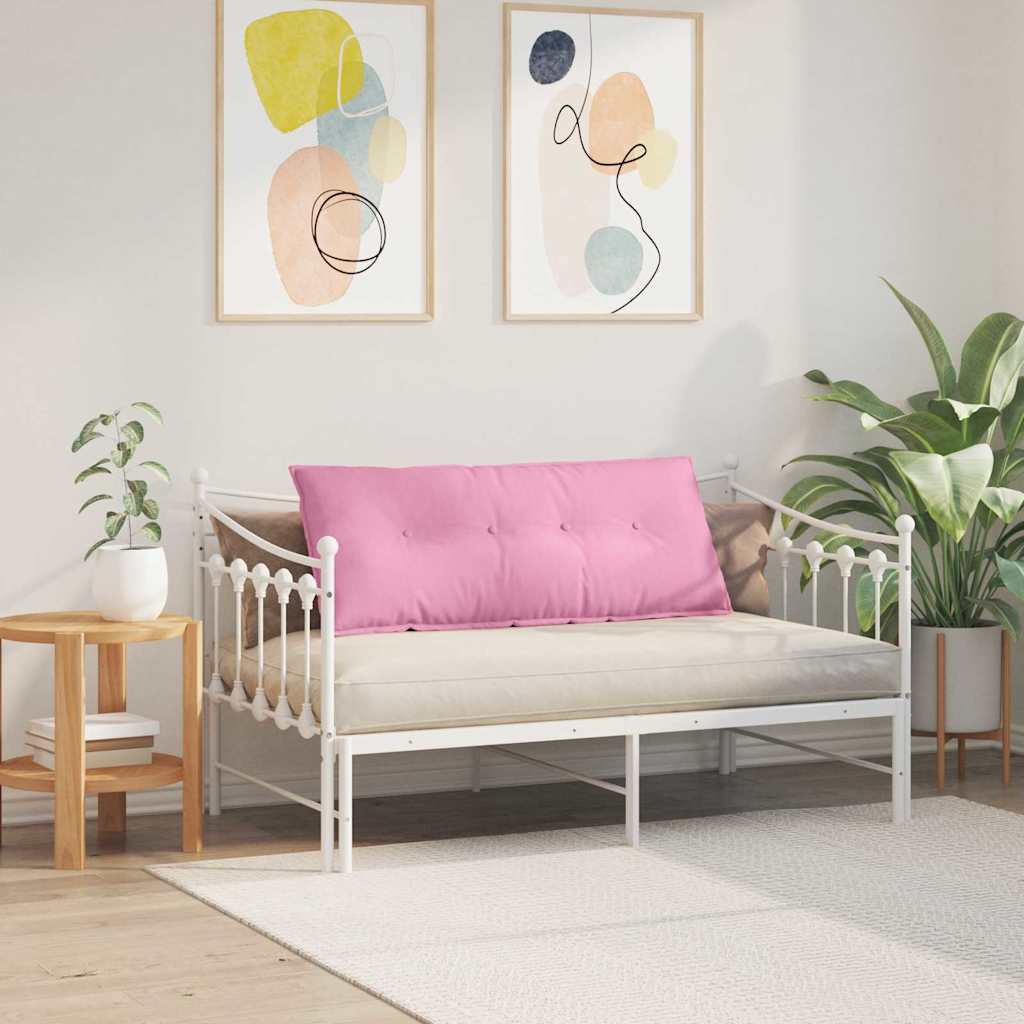 Polštář Na Záda Růžová 120 X 19 X 50 Cm Textil