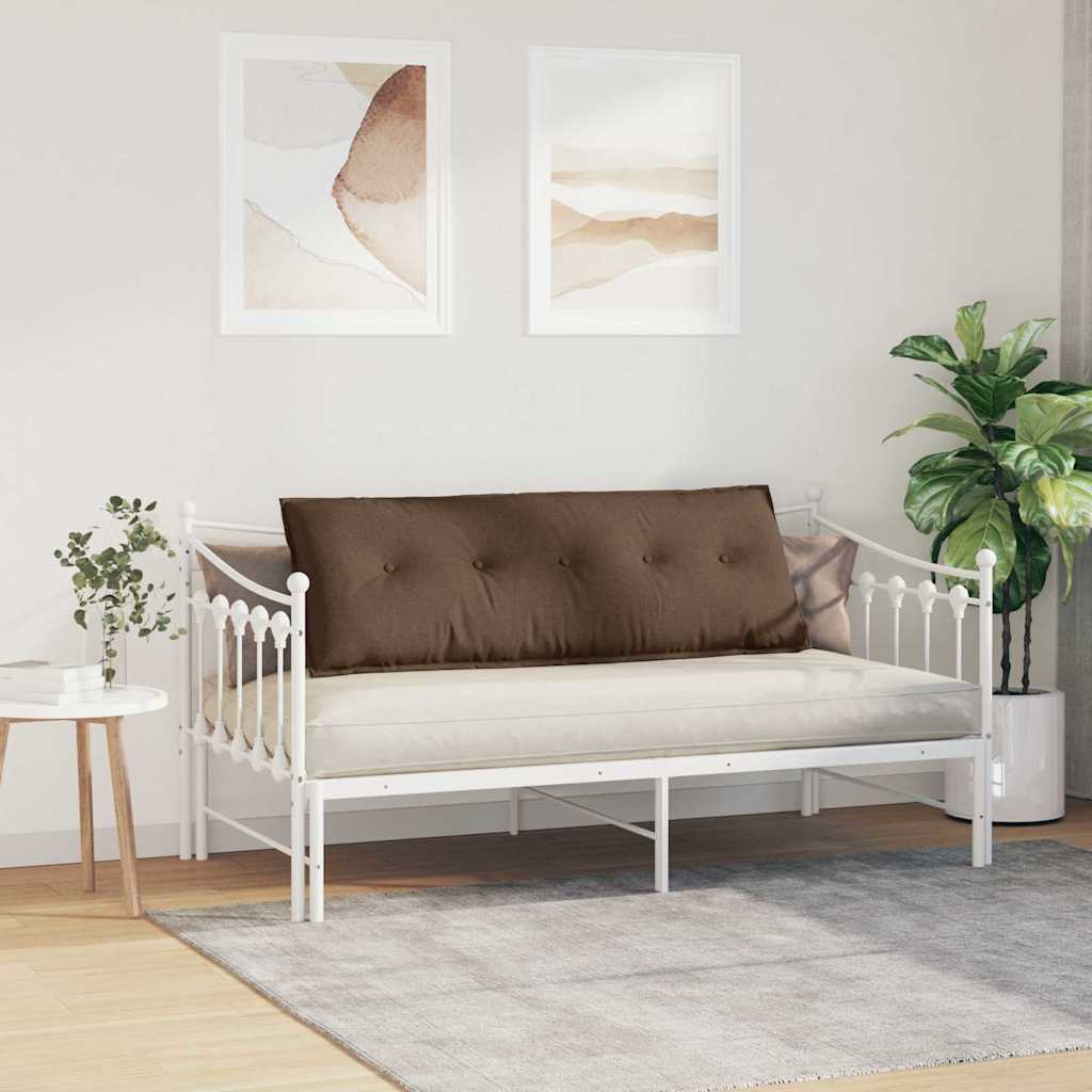 Polštář Na Záda Hnědá 140 X 19 X 50 Cm Textil