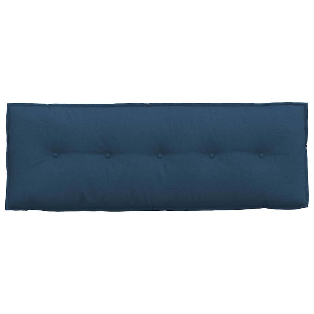 Polštář Na Záda Modrá 140 X 19 X 50 Cm Textil