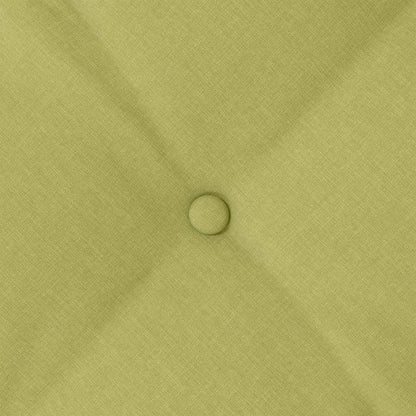 Polštář Na Záda Světlá Zelená 140 X 19 X 50 Cm Textil