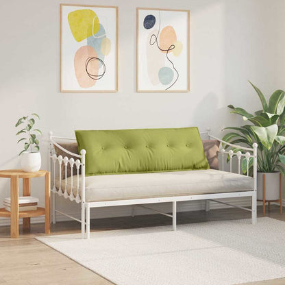 Polštář Na Záda Světlá Zelená 140 X 19 X 50 Cm Textil