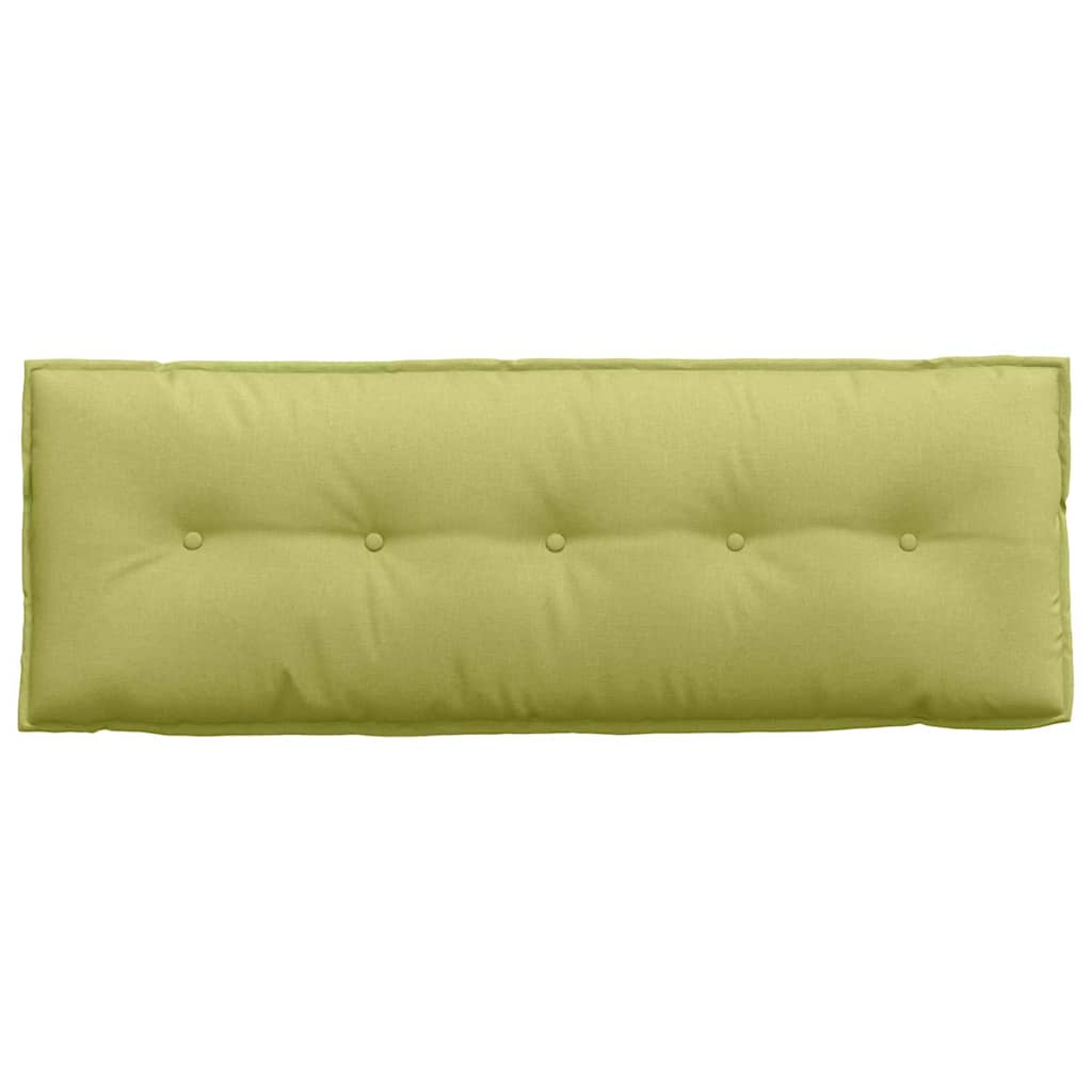 Polštář Na Záda Světlá Zelená 140 X 19 X 50 Cm Textil