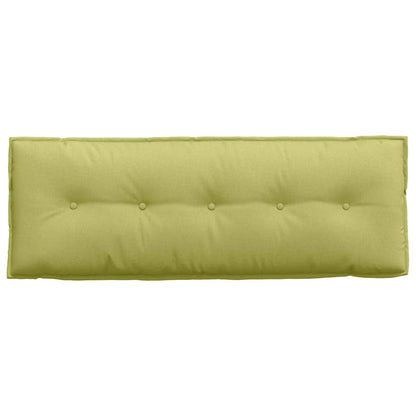 Polštář Na Záda Světlá Zelená 140 X 19 X 50 Cm Textil