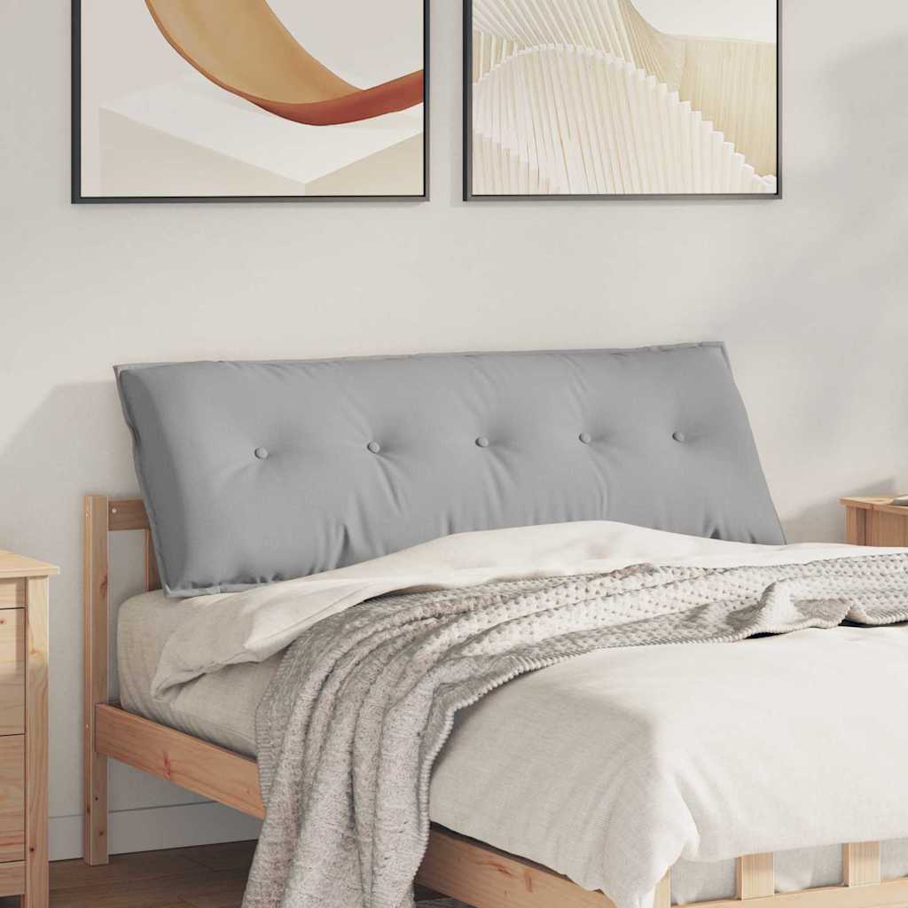 Polštář Na Záda Oblačno Šedá 140 X 19 X 50 Cm Textil