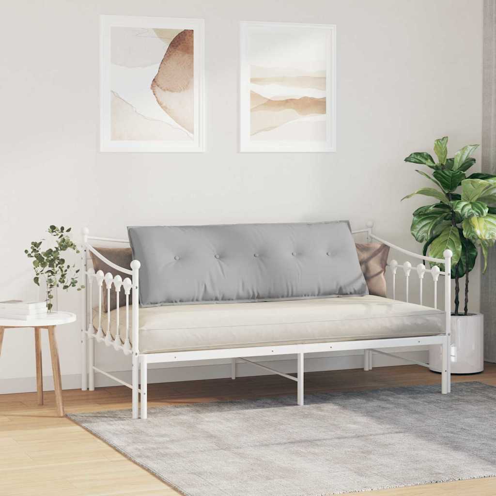 Polštář Na Záda Oblačno Šedá 140 X 19 X 50 Cm Textil