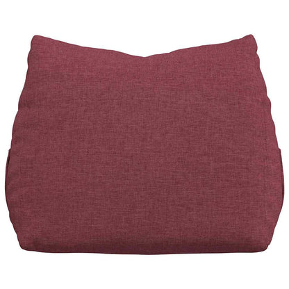 Polštář Na Záda Víno Červené 45 X 20 X 35 Cm Textil