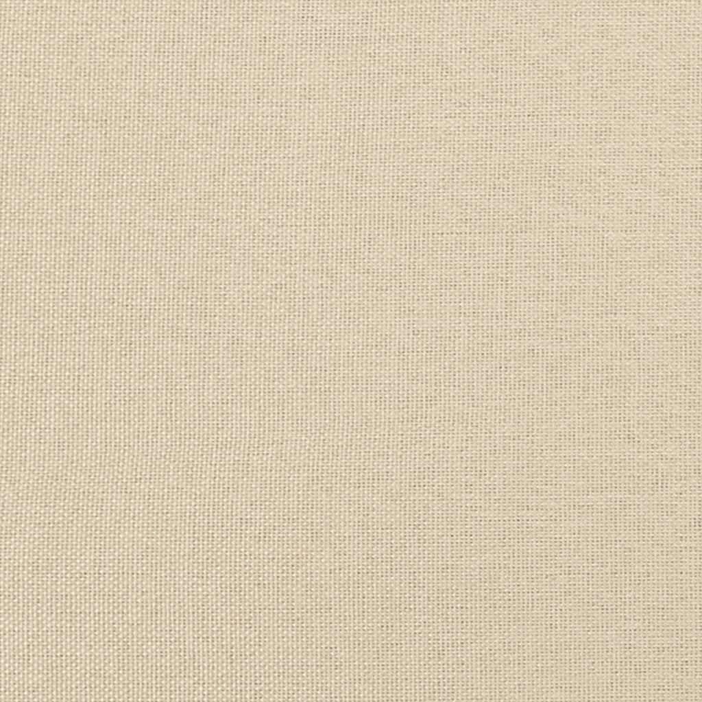 Polštář Na Záda Krémová 45 X 20 X 35 Cm Textil
