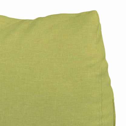 Polštář Na Záda Světlá Zelená 45 X 20 X 35 Cm Textil