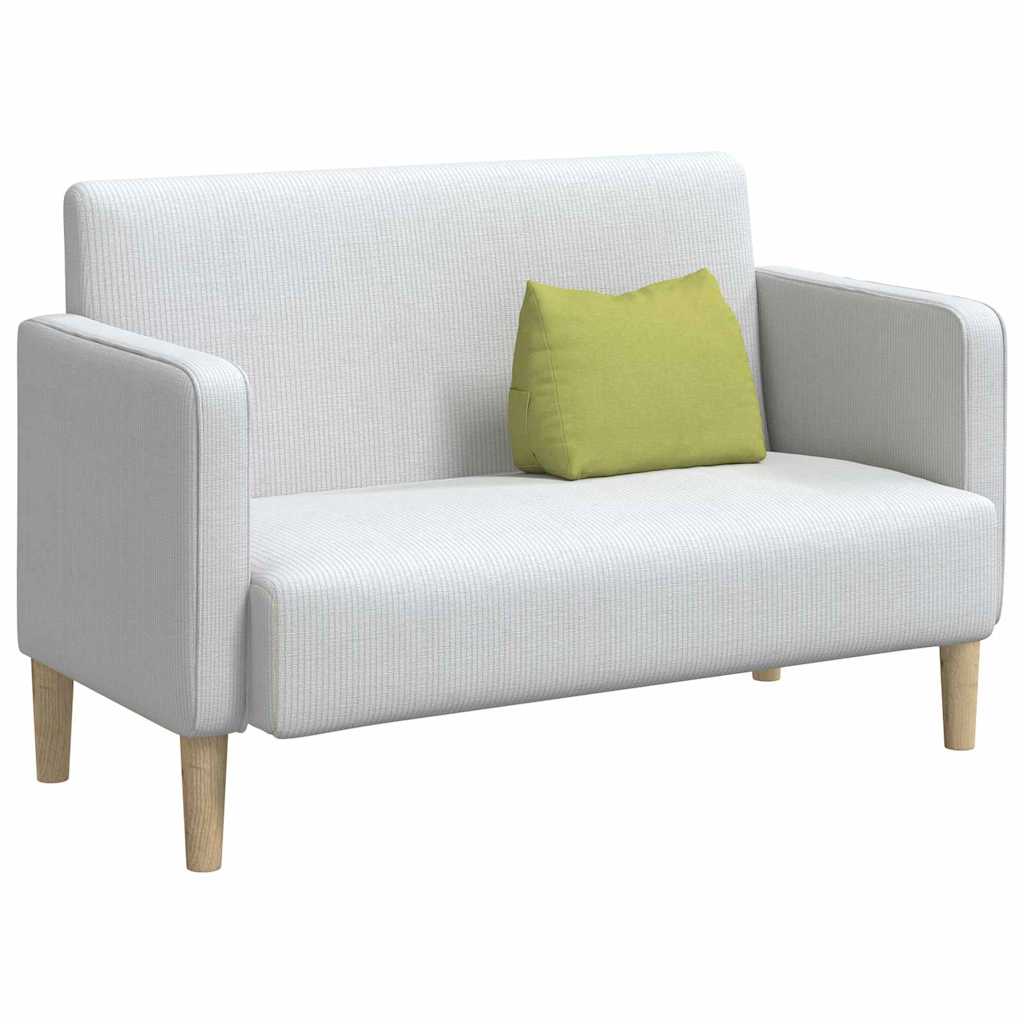 Polštář Na Záda Světlá Zelená 45 X 20 X 35 Cm Textil