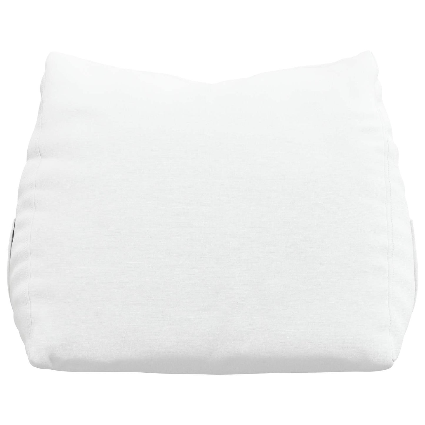 Polštář Na Záda Bílá 45 X 20 X 35 Cm Textil