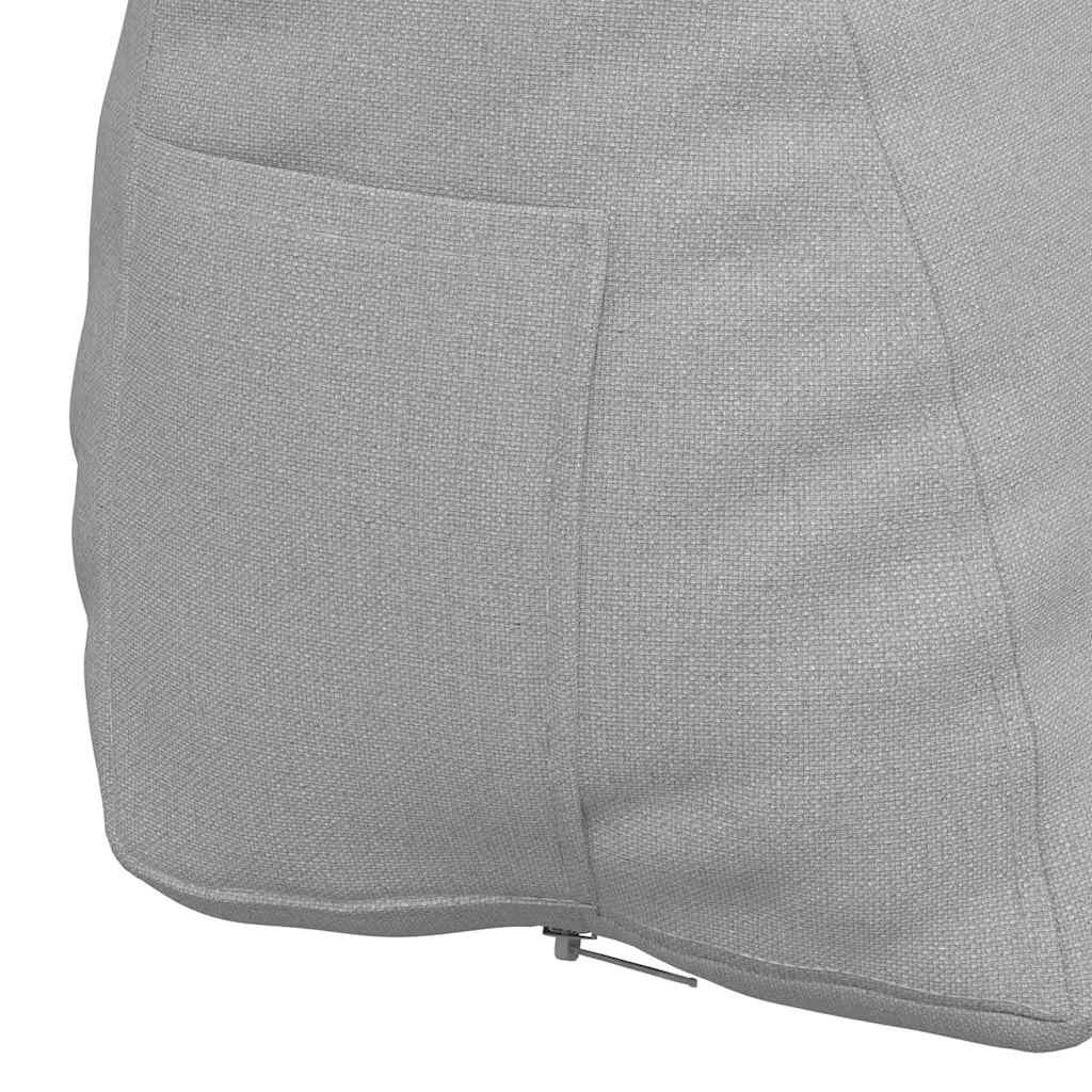 Polštář Na Záda Oblačno Šedá 45 X 20 X 35 Cm Textil