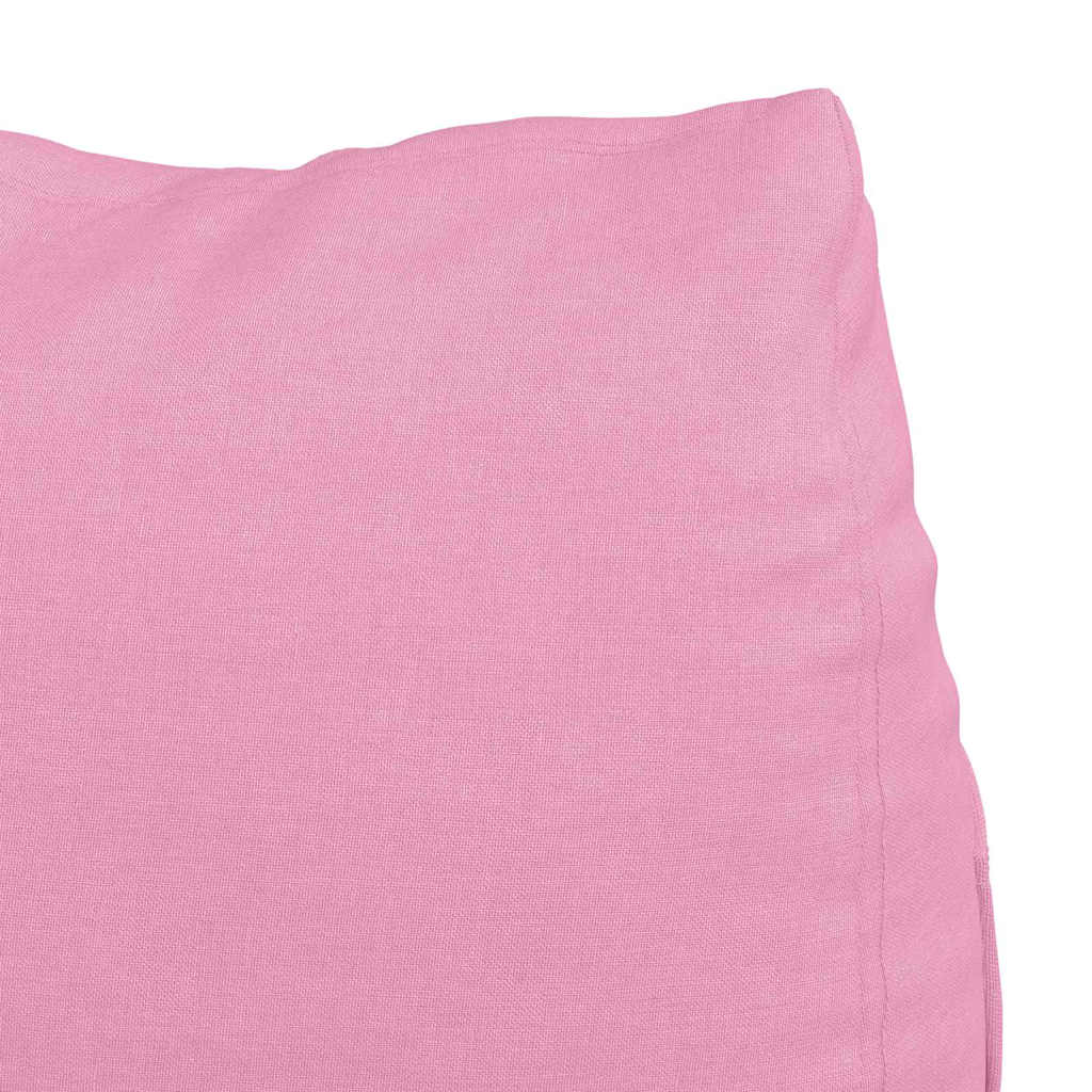 Polštář Na Záda Růžová 45 X 20 X 35 Cm Textil