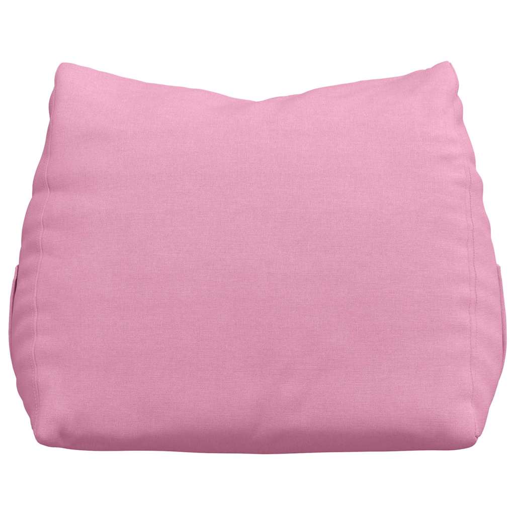Polštář Na Záda Růžová 45 X 20 X 35 Cm Textil