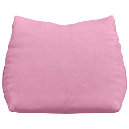 Polštář Na Záda Růžová 45 X 20 X 35 Cm Textil