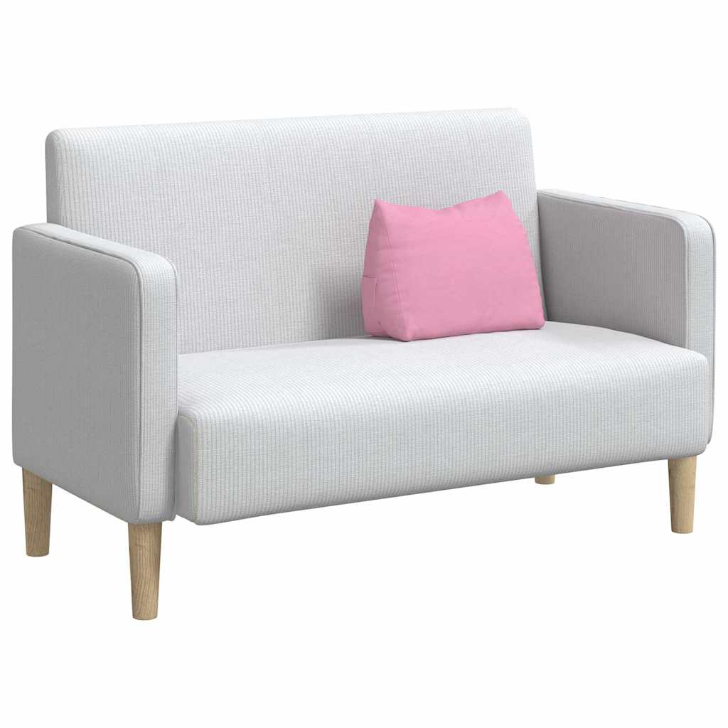Polštář Na Záda Růžová 45 X 20 X 35 Cm Textil