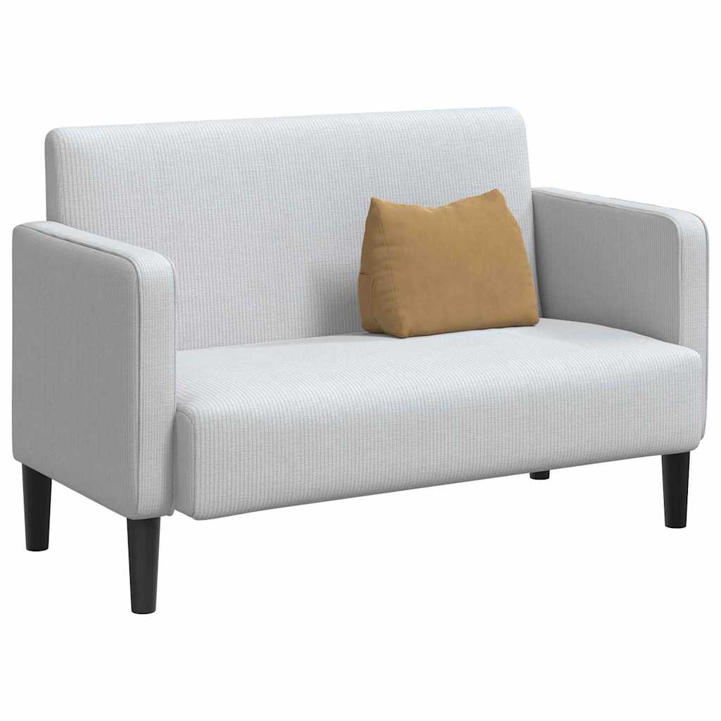 Polštář Na Záda Hnědá 45 X 20 X 35 Cm Žebrovaná Látka