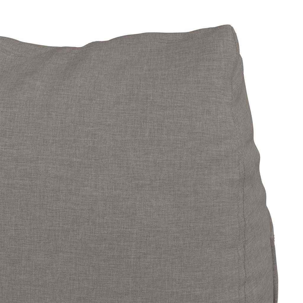 Polštář Na Záda Taupe 60 X 20 X 50 Cm Textil
