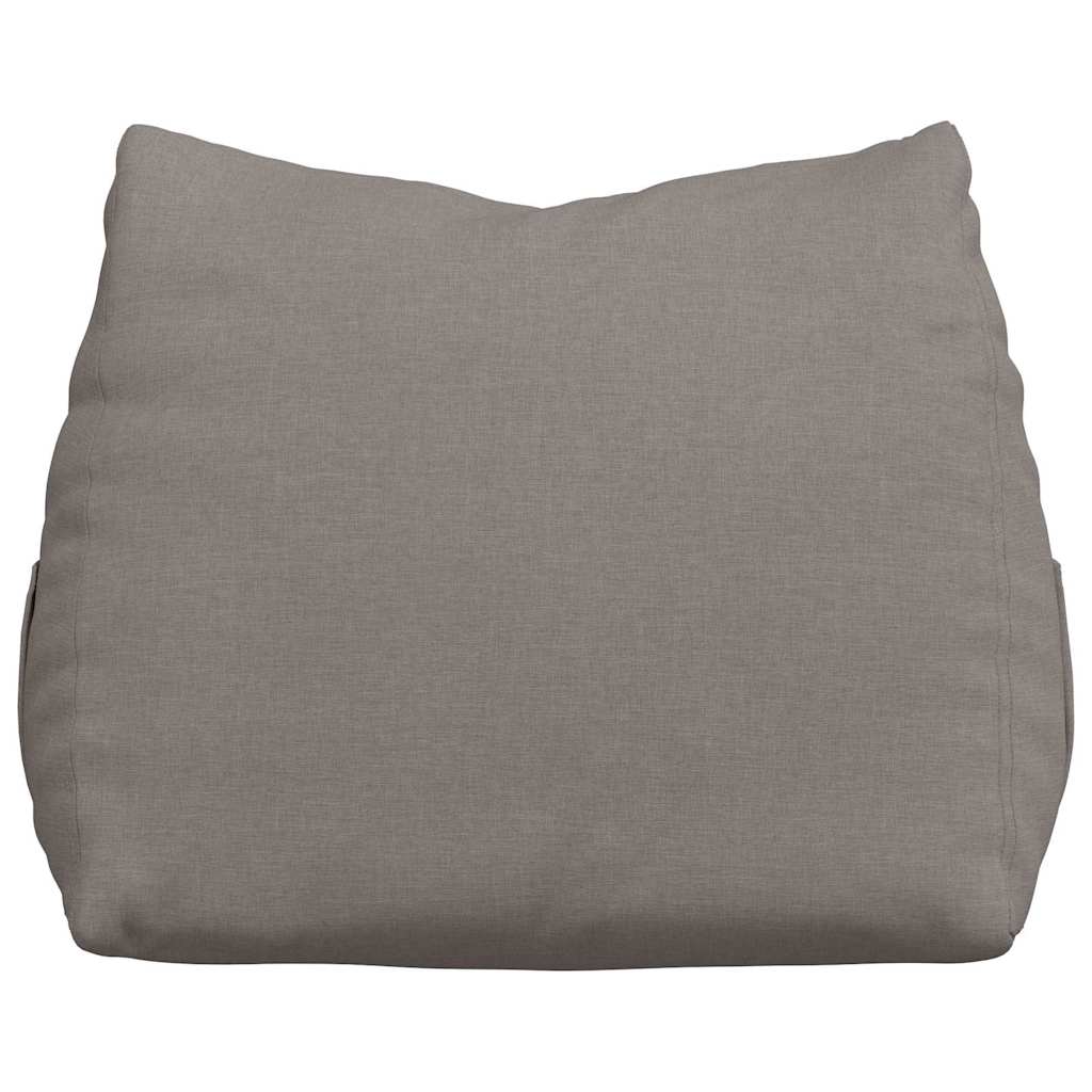 Polštář Na Záda Taupe 60 X 20 X 50 Cm Textil