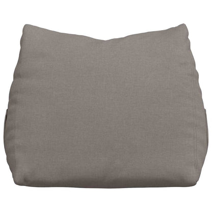 Polštář Na Záda Taupe 60 X 20 X 50 Cm Textil