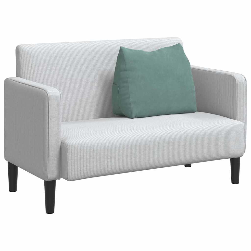 Polštář Na Záda Mořská Zelená 60 X 20 X 50 Cm Žebrovaná Látka