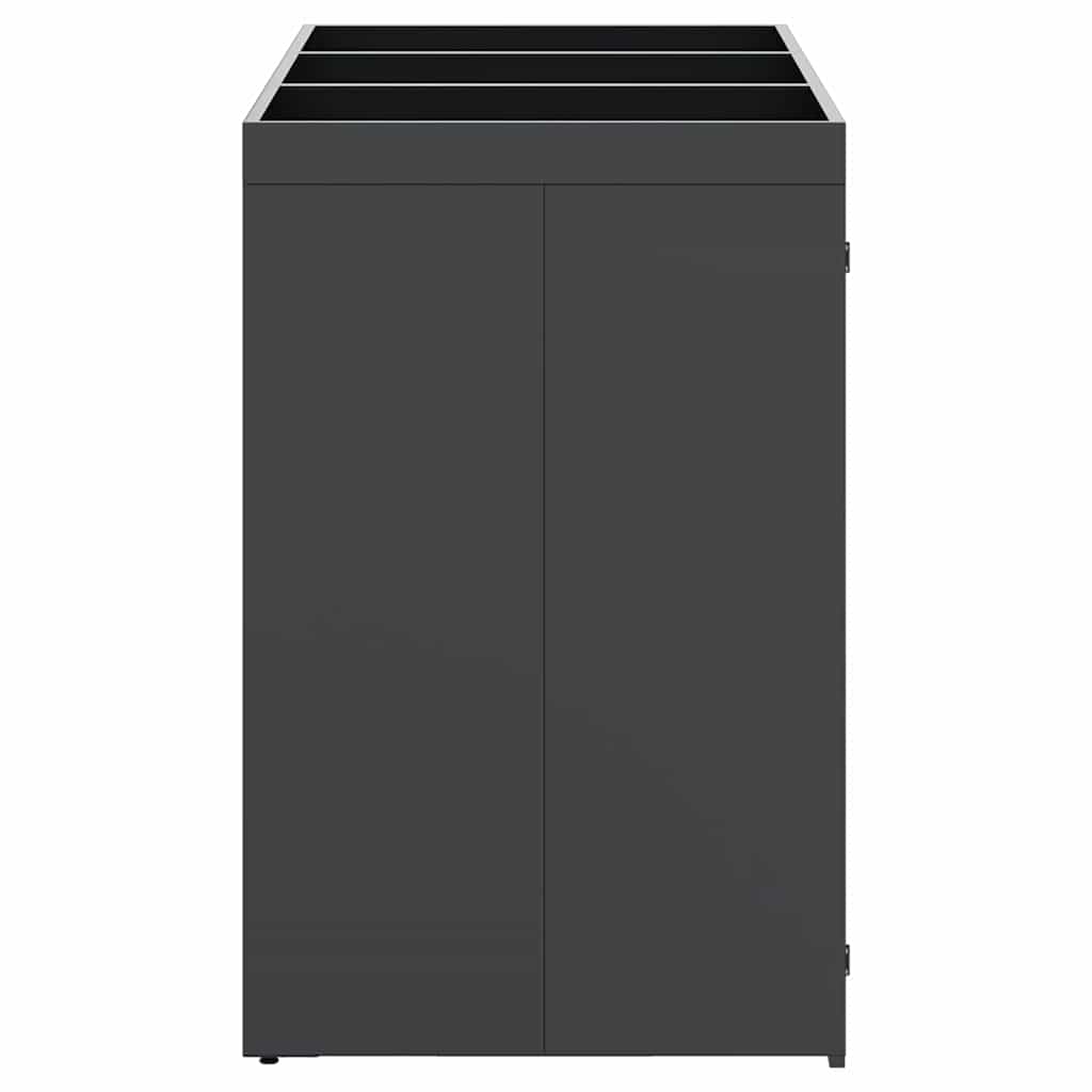 Úložný Box Na 3 Popelnice Antracit 204 X 77,5 X 121,5 Cm