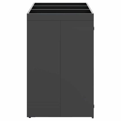 Úložný Box Na 3 Popelnice Antracit 204 X 77,5 X 121,5 Cm
