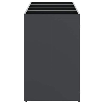 Úložný Box Na 4 Popelnice Antracit 272 X 77,5 X 121,5 Cm