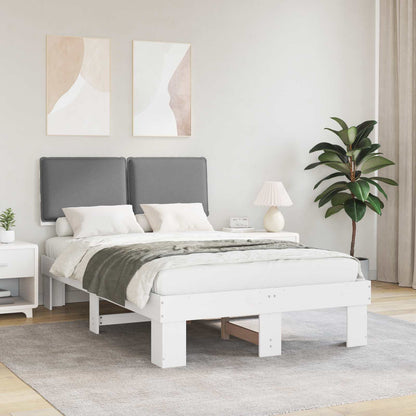 Rám Postele S Čalouněným Čelem S Čelo Světle Šedá 120 X 200 Cm