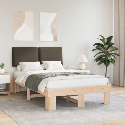 Rám Postele S Čalouněným Čelem S Čelo Taupe 120 X 190 Cm