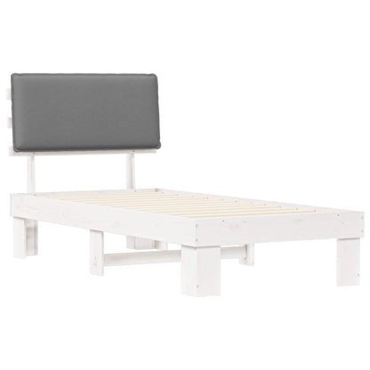 Rám Postele S Čalouněným Čelem S Čelo Světle Šedá 80 X 200 Cm