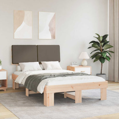 Rám Postele S Čalouněným Čelem S Čelo Taupe 120 X 200 Cm