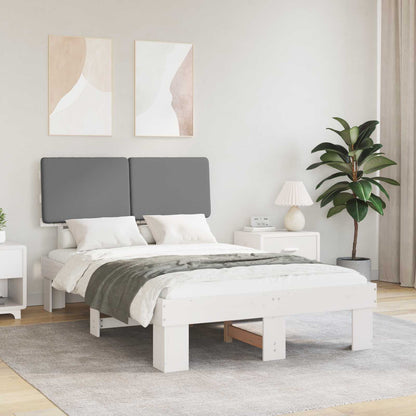 Rám Postele S Čalouněným Čelem S Čelo Světle Šedá 120 X 200 Cm