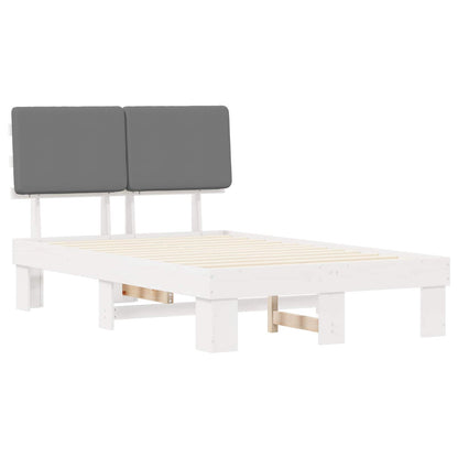 Rám Postele S Čalouněným Čelem S Čelo Světle Šedá 120 X 200 Cm