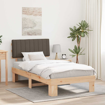 Rám Postele S Čalouněným Čelem S Čelo Taupe 100 X 200 Cm