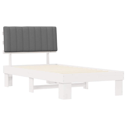 Rám Postele S Čalouněným Čelem S Čelo Světle Šedá 100 X 200 Cm