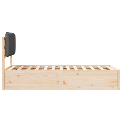 Rám Postele S Čalouněným Čelem S Čelo Tmavě Šedá 100 X 200 Cm