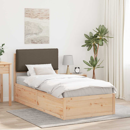 Rám Postele S Čalouněným Čelem S Čelo Taupe 100 X 200 Cm