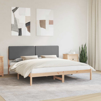 Rám Postele S Čalouněným Čelem S Čelo Tmavě Šedá 180 X 200 Cm