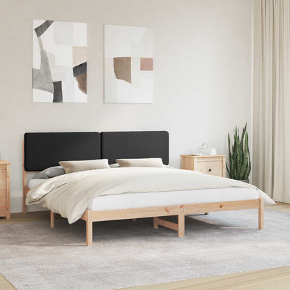 Rám Postele S Čalouněným Čelem S Čelo Černá 180 X 200 Cm