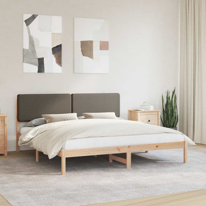 Rám Postele S Čalouněným Čelem S Čelo Taupe 180 X 200 Cm