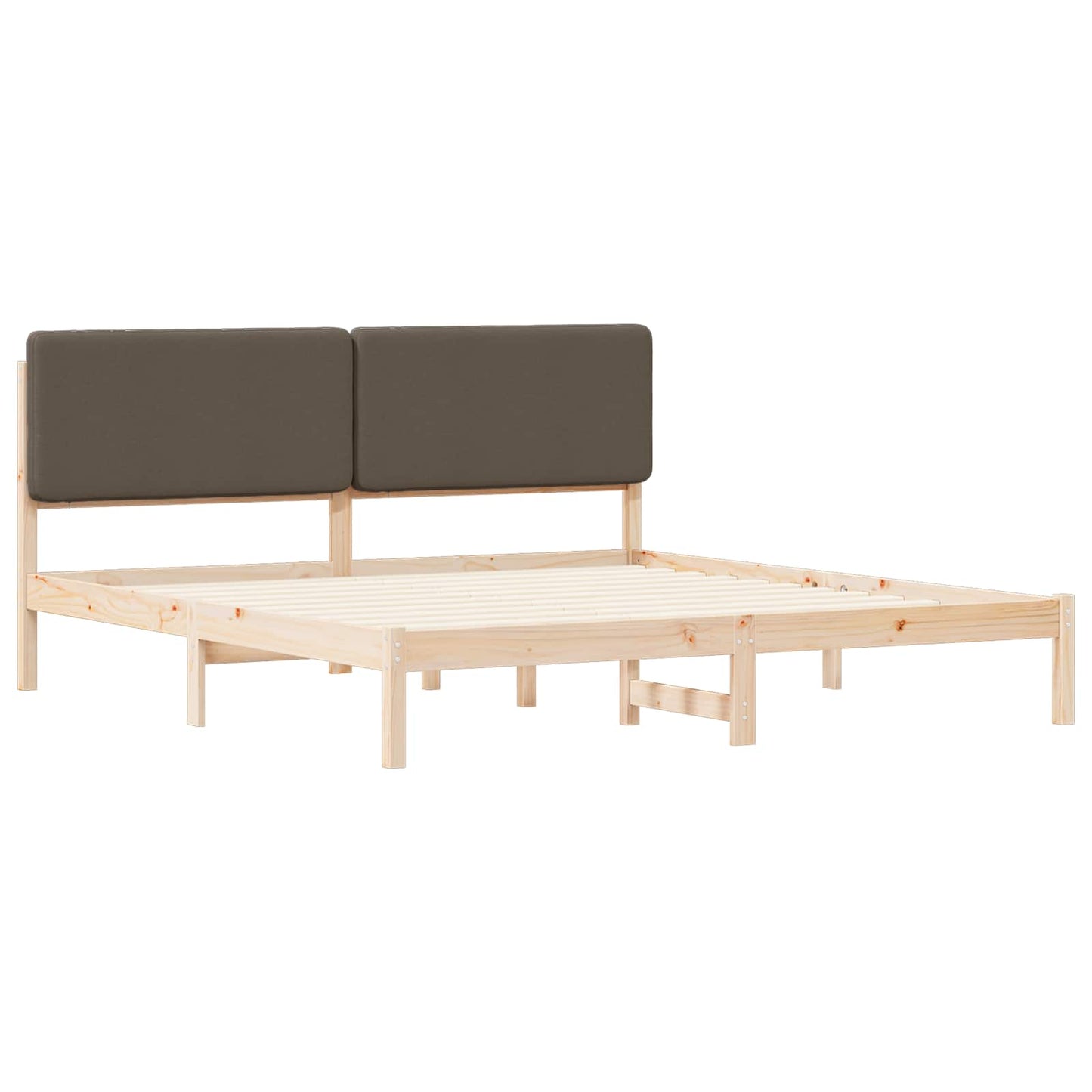 Rám Postele S Čalouněným Čelem S Čelo Taupe 180 X 200 Cm