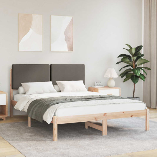 Rám Postele S Čalouněným Čelem S Čelo Taupe 160 X 200 Cm