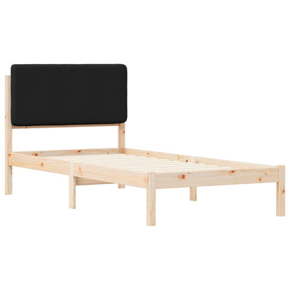 Rám Postele S Čalouněným Čelem S Čelo Černá 100 X 200 Cm