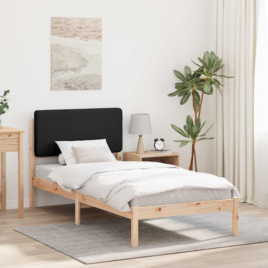 Rám Postele S Čalouněným Čelem S Čelo Černá 80 X 200 Cm
