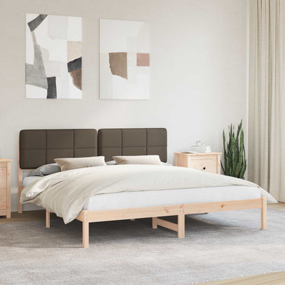 Rám Postele S Čalouněným Čelem S Čelo Taupe 180 X 200 Cm